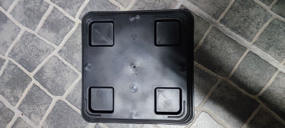 Conjunto 5 pratos quadrados para Vasos 20x20x3cm