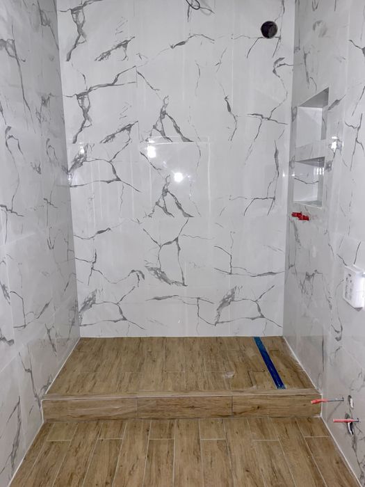 Укладка плитки НЕДОРОГО на пол стены кафеля плиточник санузел кухня ...