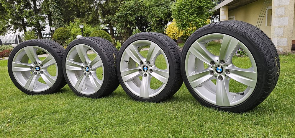Koła felgi 18 Bmw 5x120 styling 189 z oponami zimowymi