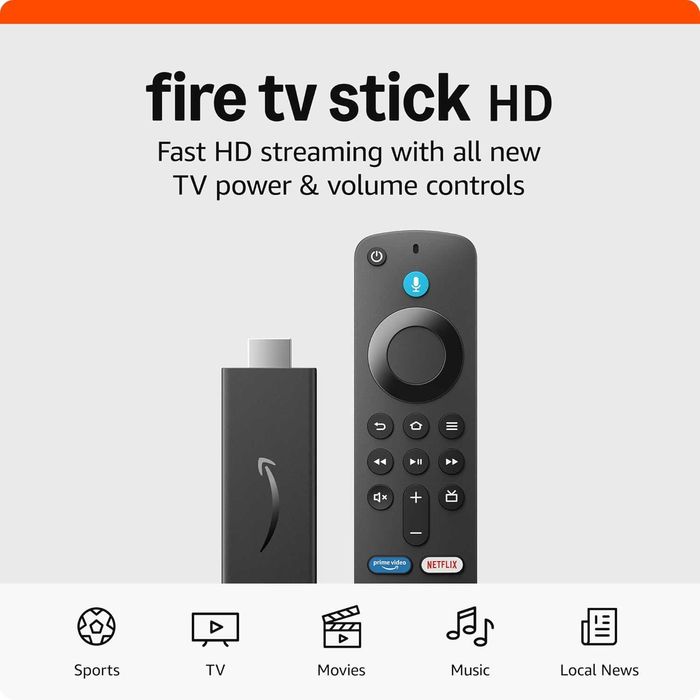 Amazon Fire TV Stick HD – Novo e Selado