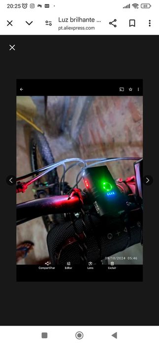 Luzes para bicicleta