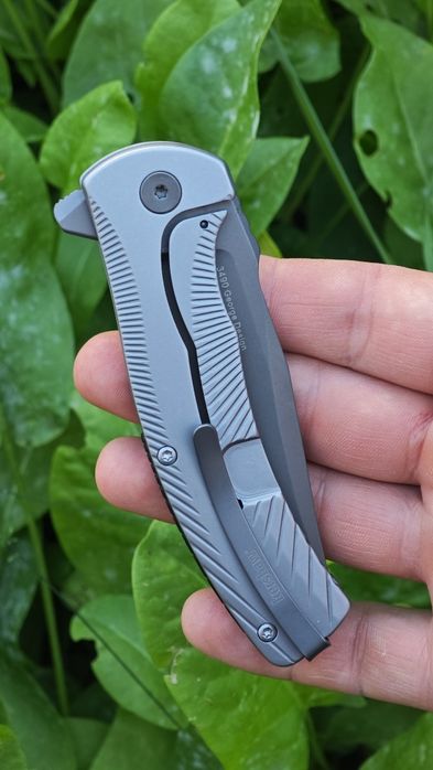 Kershaw Seguin 3490, складний ніж для щоденного використання, цільнометалевий карманий лом ,фліппер з асистентом відкриття SpeedSafe