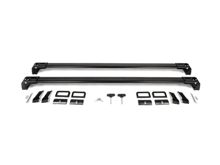 Fiat 500X Поперечени у штатні рейлінги під ключ Wingbar V3 (2 шт) Сірі