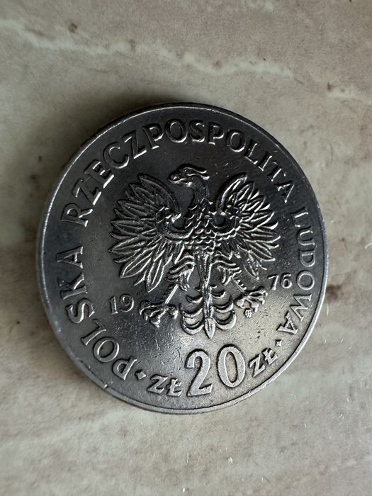 20 zł 1976 moneta prl stan bdb