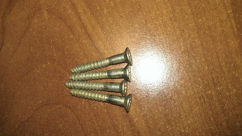 Шуруп 4 шт 35х5 + 2 шт 30х4 мм под крест отвертку
