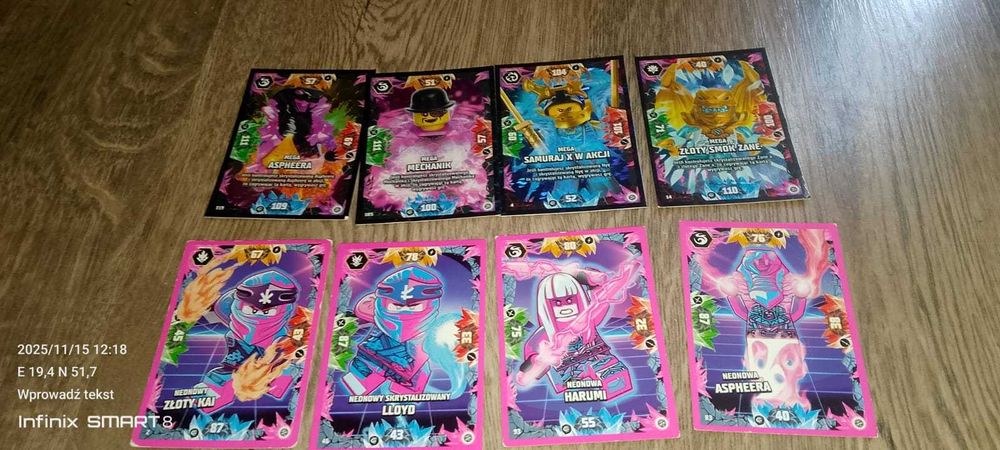 lego ninjago karty seria nr 8