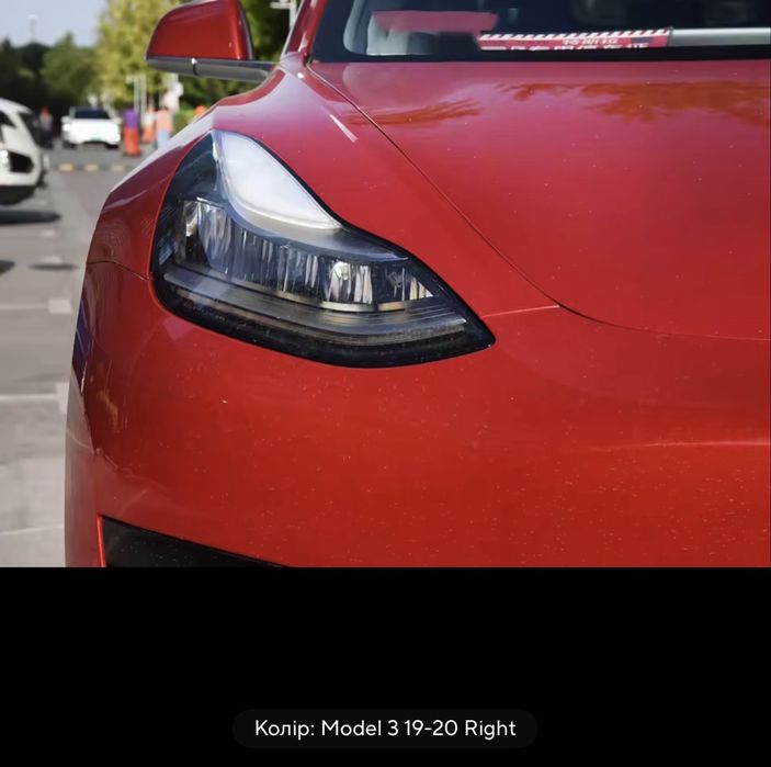 Скло фари Tesla Model 3 ( 19-20)