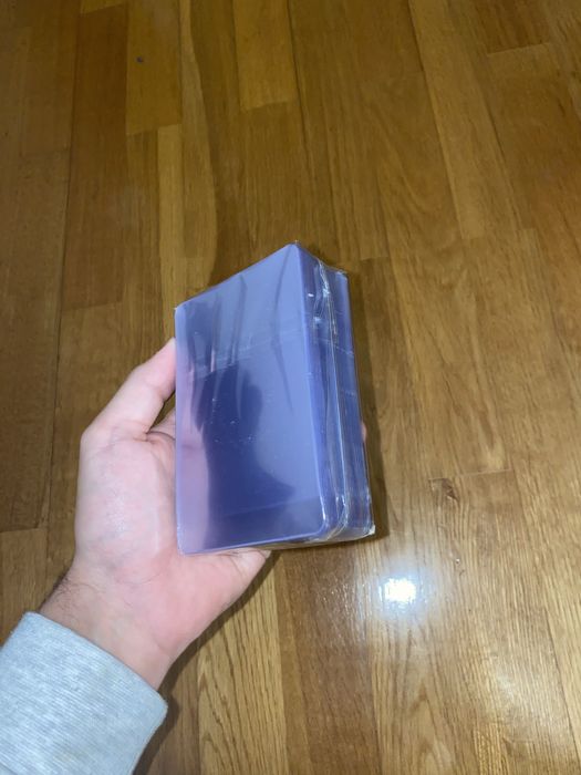 Pack de 50 card savers para protecao de cartas de pokemon, yugiho etc
