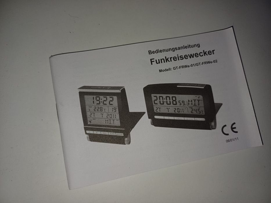 Zegar budzik funkcjonalny