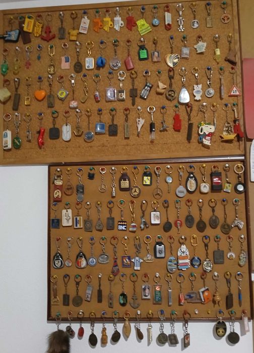 Coleção de porta chaves.