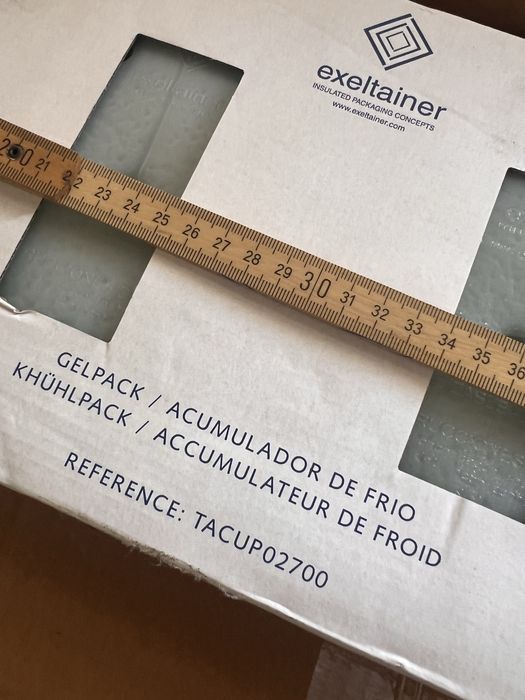 Placas refrigeradas para manter alimentos frescos