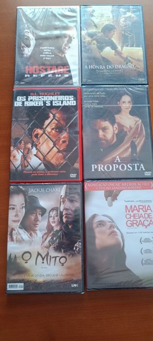 DVD's originais alguns ainda plastificados