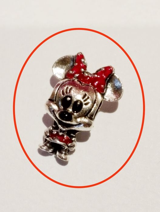 Minnie Mouse charms z bajki Disney do bransoletki Pandora Nowy