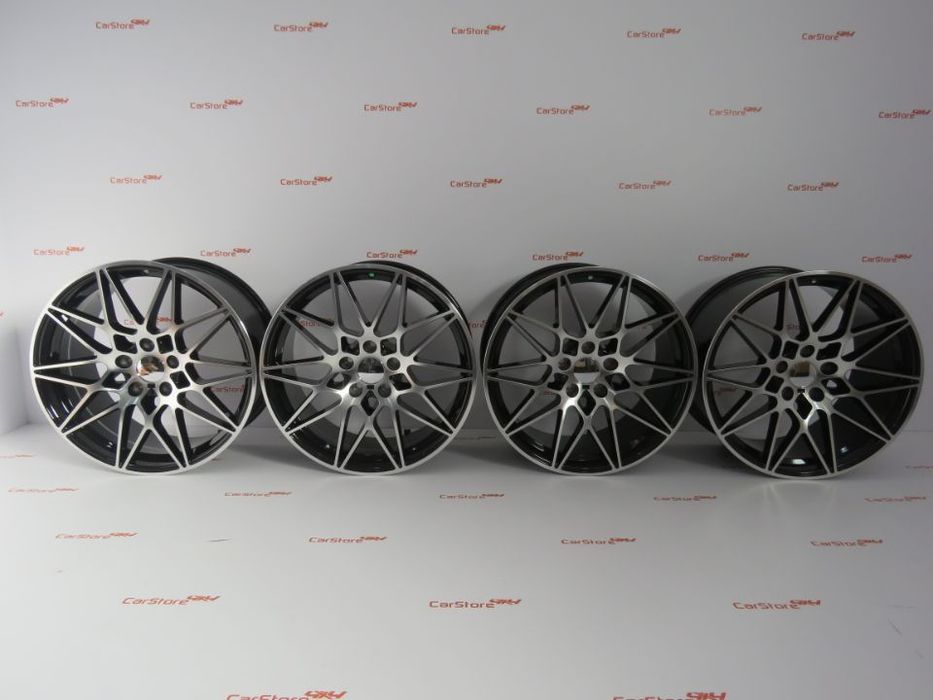 Jantes Look Bmw M4 GTS 18 x 8.5 et35 + 9.5 et 40 5x120 Pretas + Polida