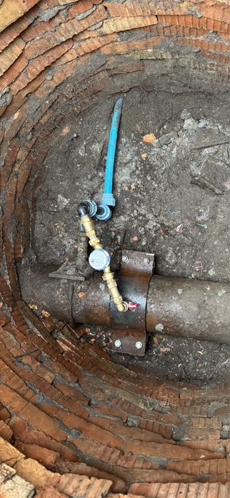 Прокол грунта, замена водопровода, установка счетчика, замена крана ...