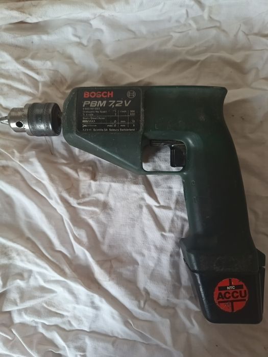 Антикварная Дрель акумуляторный шуруповерт BOSCH PBM 7.2V 1990х