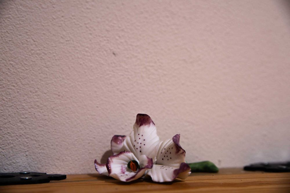Porcelanowe kwiaty Carlo Savastano Capodimonte