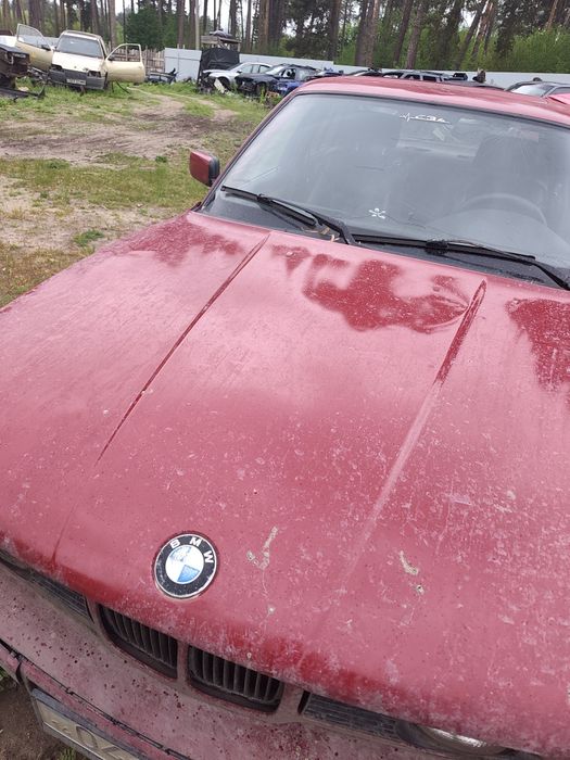 Капот Bmw E34 вузький шумка Бмв узкая морда  дорестайл