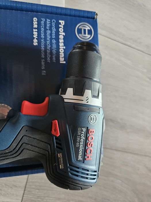 Wiertarka akumulatorowa 18V Bosch GSR 18V-65 nowa 3 lata gwarancji Kickback