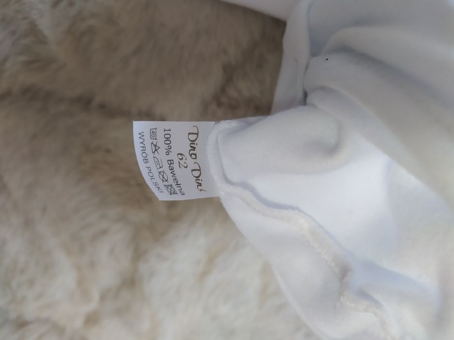 Body białe Cocodrillo 56/ Dino dini