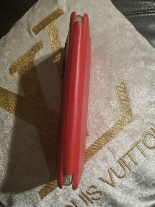 Futerał magnetyczny etui na telefon S21 czerwony
