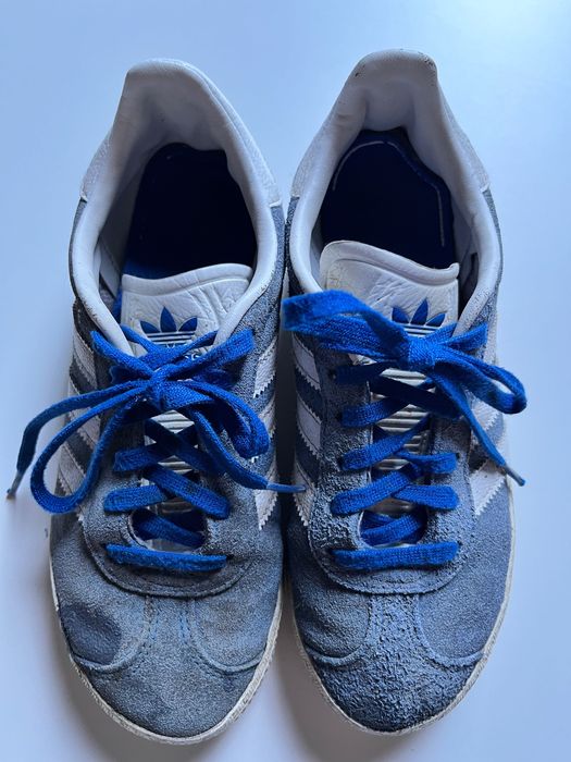 Adidas Gazelle zamszowe niebieskie roz.35