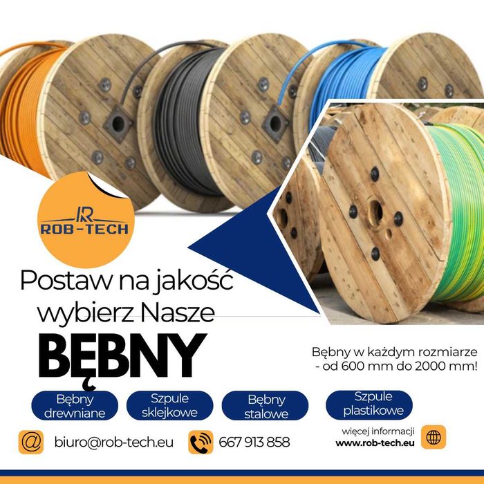 Szpule kablowe szpule na kabel bębny drewniane kablowe szpule plastik