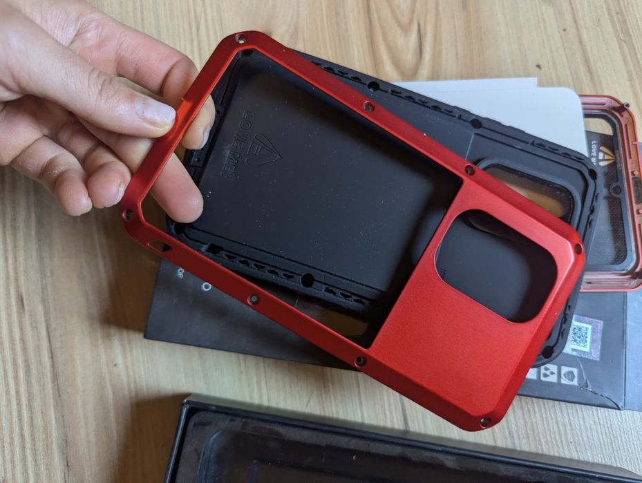 Love mei Huawei p30 pro etui czerwone plus supcase