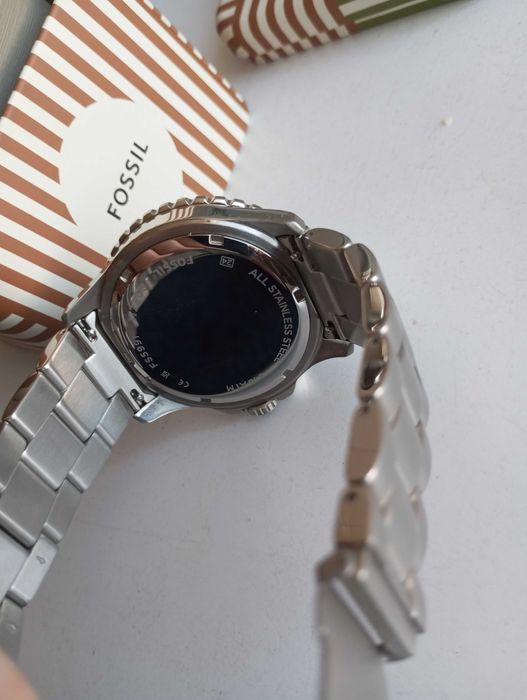 Relógio Fossil GMT FS5991 azul