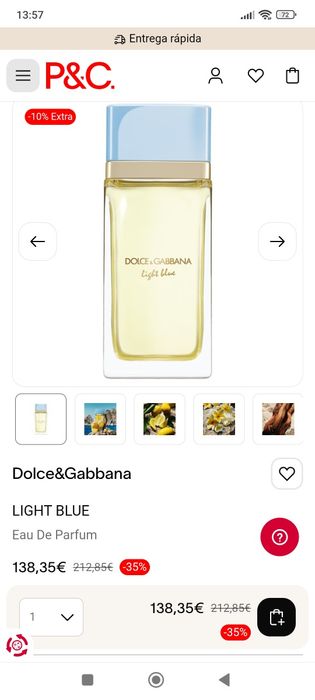 Dolce&gabana light blue eau de parfum