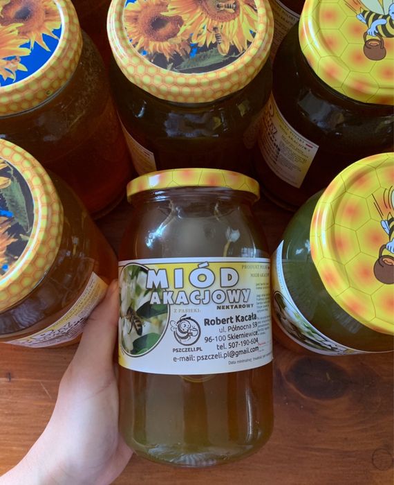 MIÓD PSZCZELI Miód z wlasnej pasieki