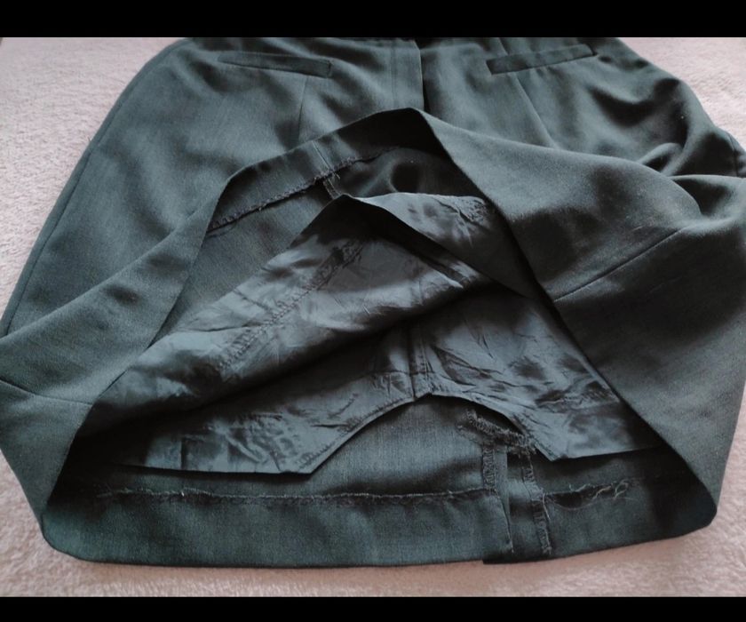 Spódnica mini khaki Etam.