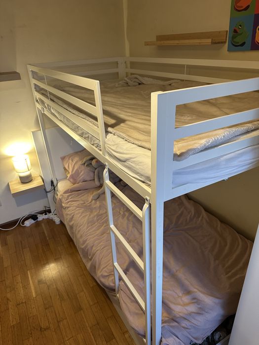 Belice 90x190cm metal branco, como novo