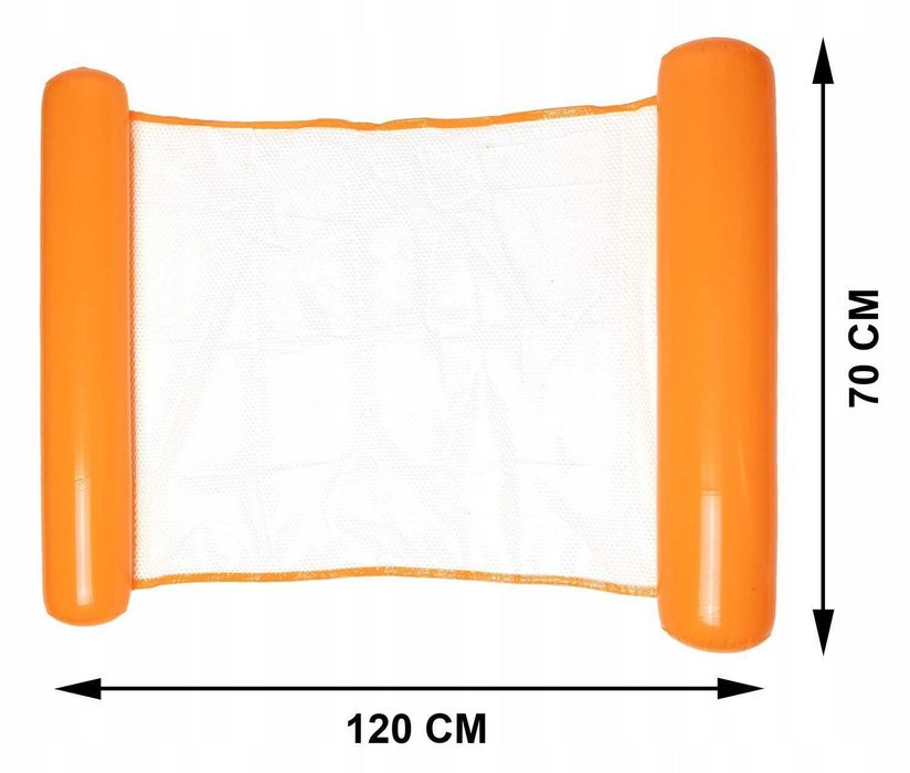 HAMAK wodny dmuchany plażowy fotel do wody 120cm