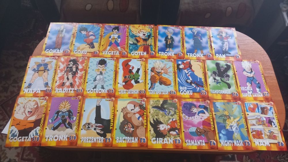 123 Karteczki po polsku szachy Dragon Ball Z plus segregator