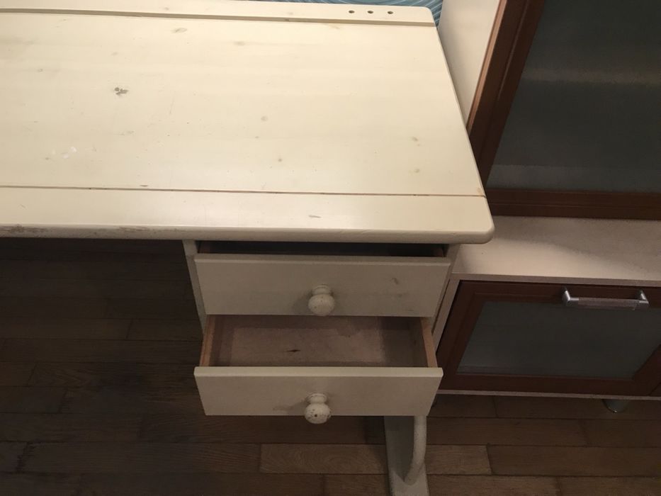 Парта для школьника деревяная из массива сосны