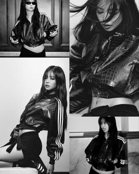 Жіночий бомбер Adidas x Jennie(BLACKPINK)