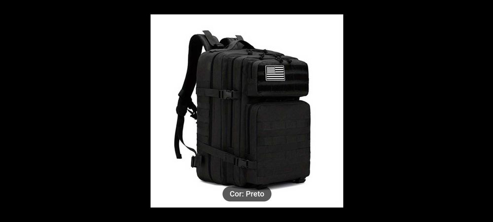 Mochila Militar tática 45l- portes grátis