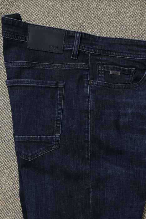 HUGO BOSS Оригінал! Чоловічі джинси 31 розмір / Темно-сині / TAPERED Fit