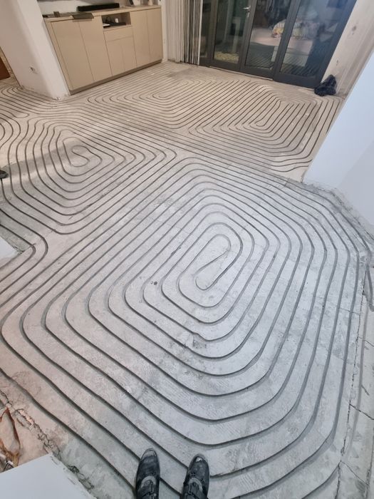 Frezowanie pod ogrzewanie podłogowe