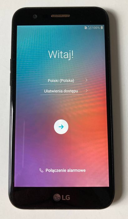 LG K10 2017 dual sim, dziala zwawo