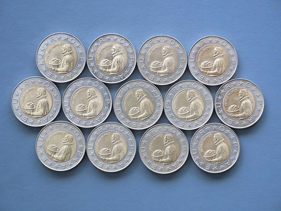 Lote de 13 Moedas 100 Escudos 2000