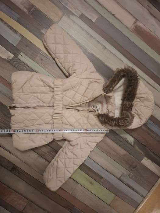 Kurtka zimowa dziewczęca M&S 90cm 1,5-2 lata