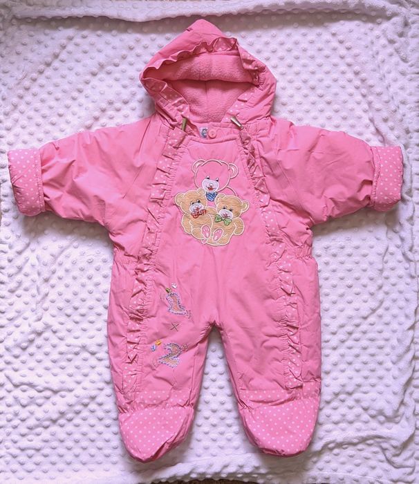 Весенний комбинезон на девочку 3-6 месяцев