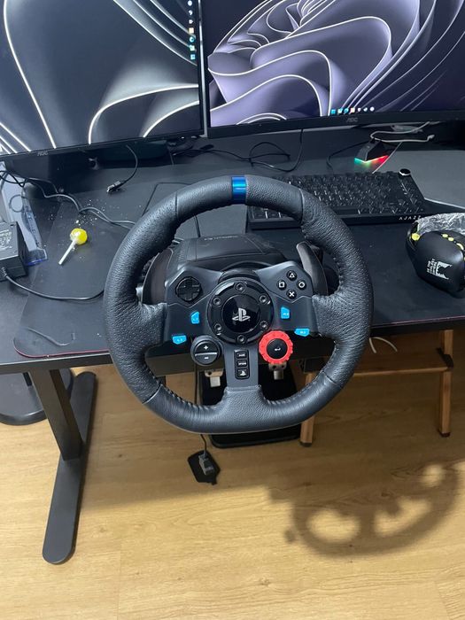 Volante com pedais playstation