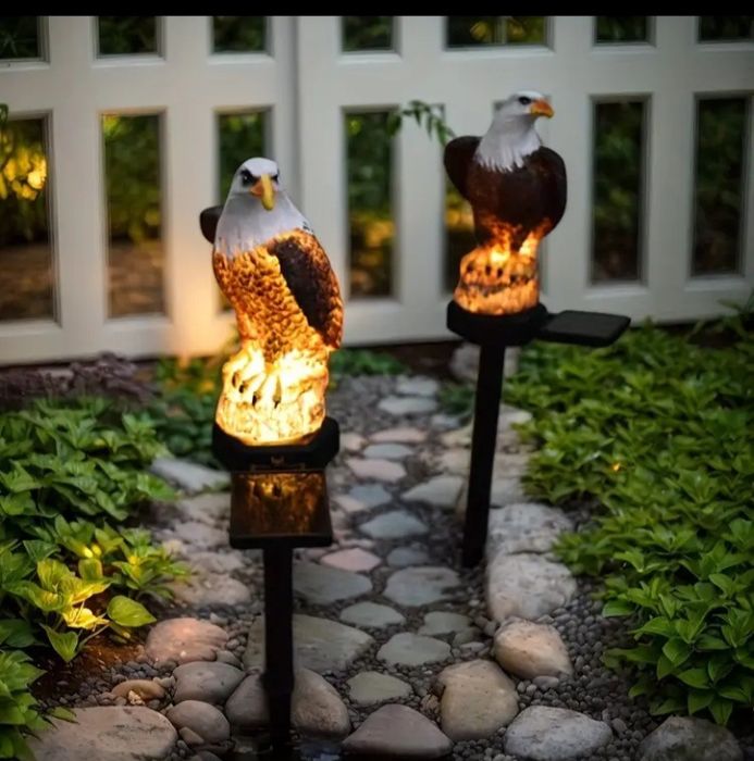 Rewelacyjna lampa solarna LED w kształcie orła!