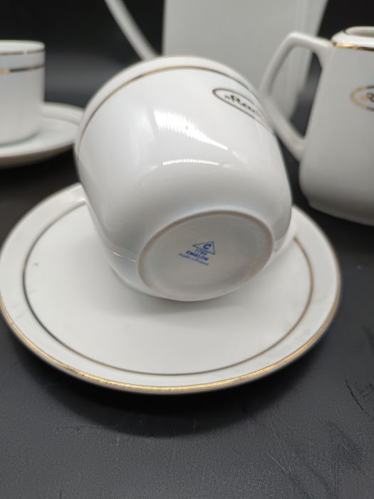 Zestaw Kawowy Ćmielów Pułaski, Firma Radix  ,PRL