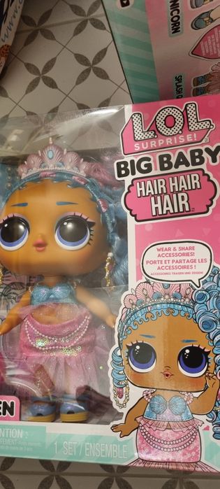 L.O.L. lol Surprise! Suprise Hair Hair Hair Duża lalka – Splash Queen