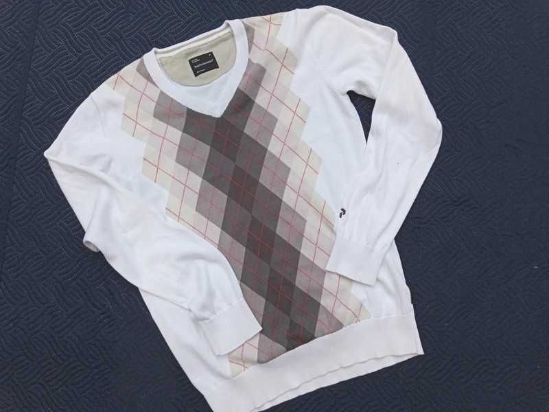 Sweter Peak Performance M męski retro