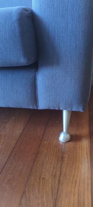 Sofá 3 lugares azul